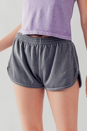 ALYSSA CASUAL COMFORT DOLPHIN SHORTS: TIMELESS TAUPE