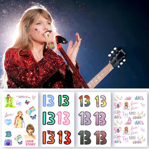 Taylor Swift Eras Tour Temporary Tattoos