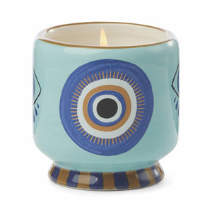 Incense & Smoke Candle - Hand Painted Eye Ceramic