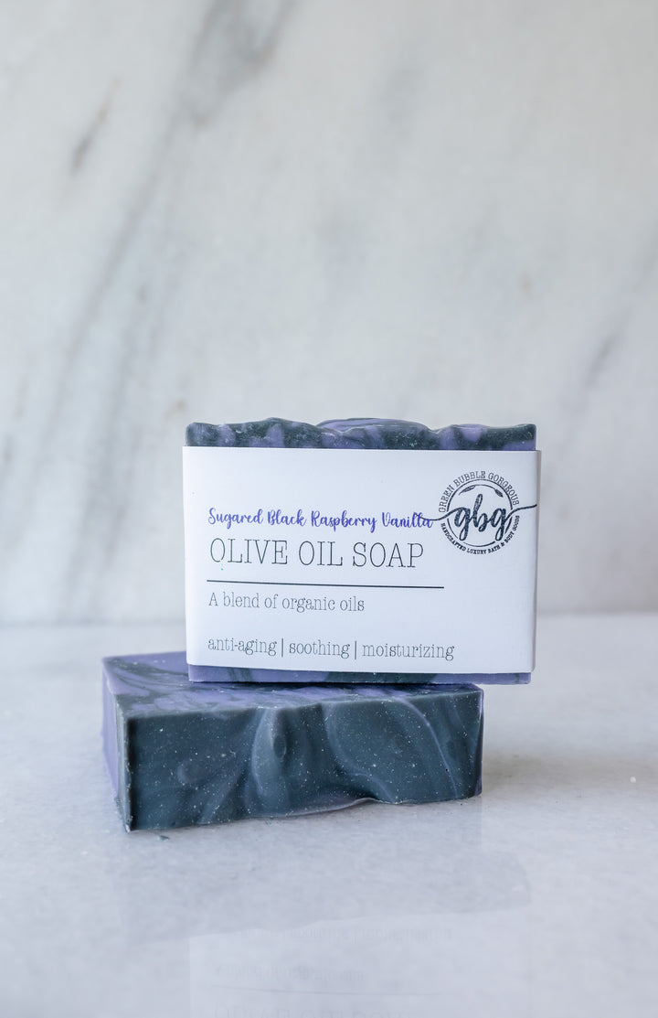Sugared Black Raspberry Vanilla Olive Oil Soap
