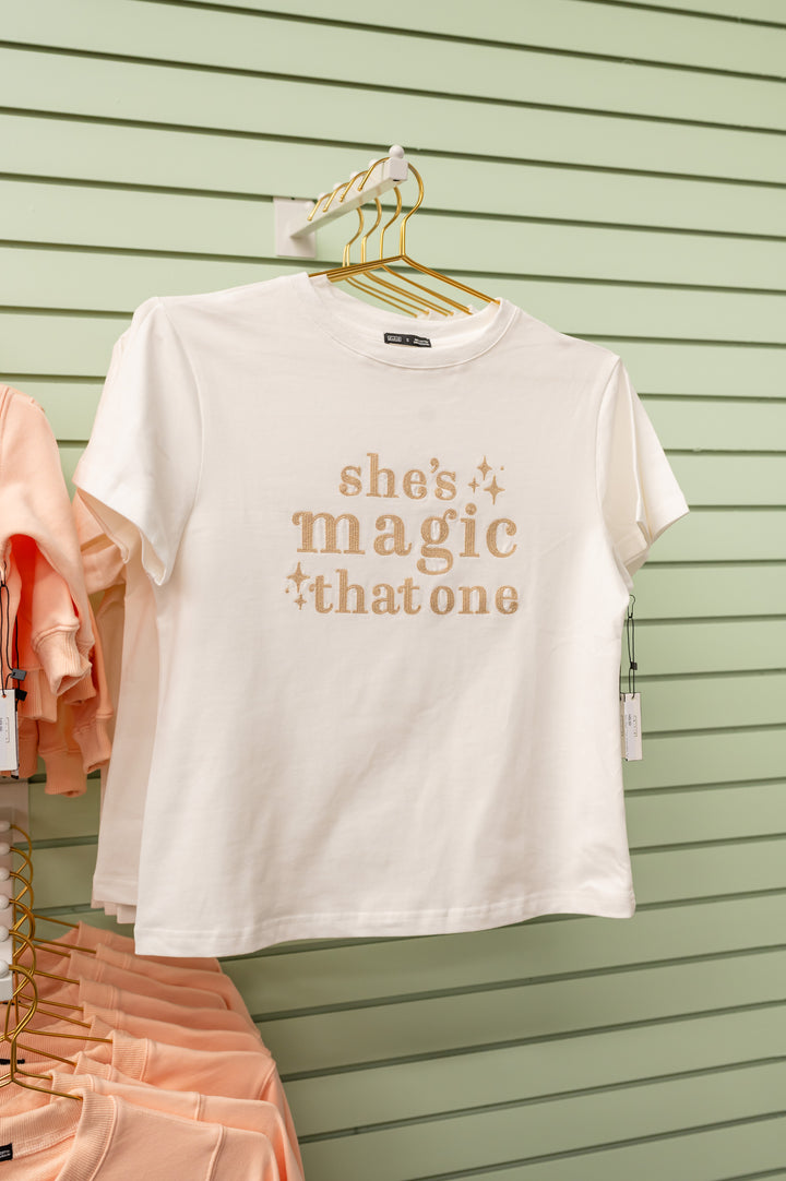 Made of Magic Chain Embroidery Tee