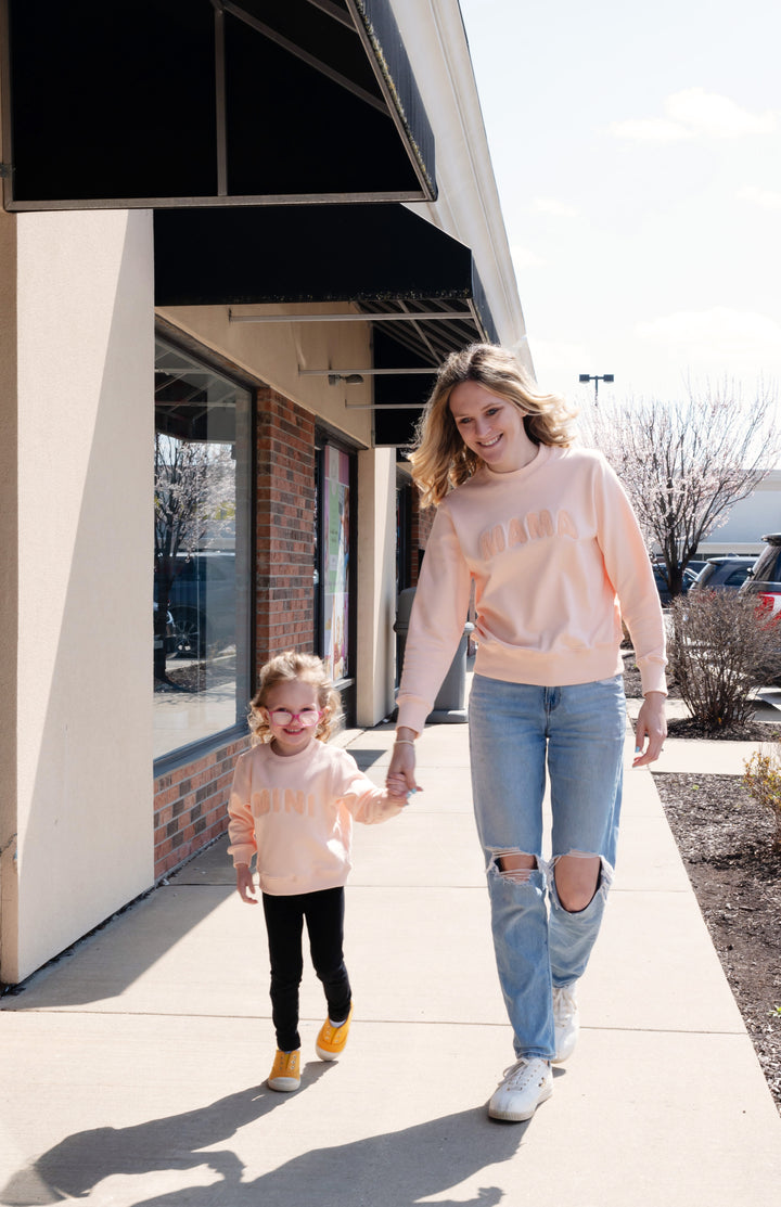 MAMA Chenille Cotton Sweatshirt