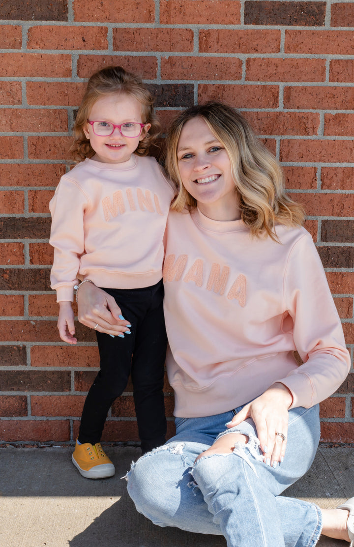 MAMA Chenille Cotton Sweatshirt