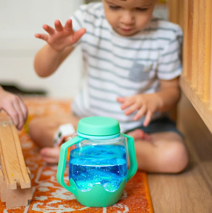 Teal Sensory Jar