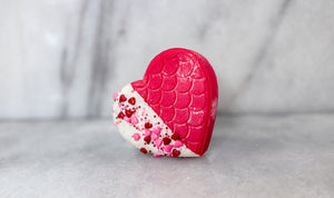 Valentine's Dipped Heart Bath Bomb