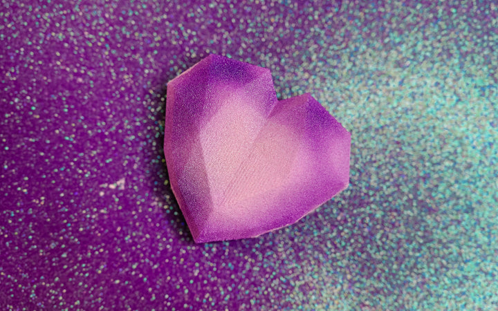 Simply Ce - Geometric Heart Hand-Pressed Bath Bomb