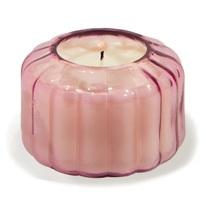 Desert Peach Candle - Transparent Pink Glass