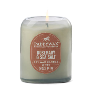 Rosemary & Sea Salt Candle - Denim Blue Glass