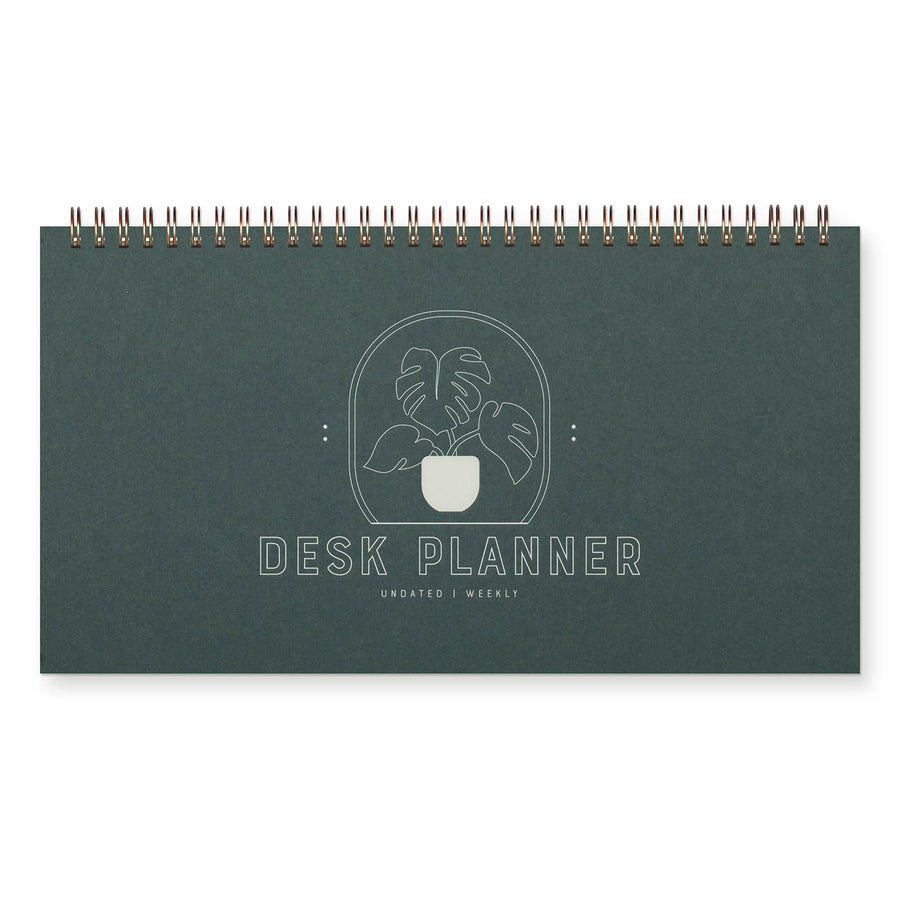 Monstera Houseplant Undated Weekly Planner