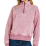 `.0806 Washed Fleece Half Zip Pullover SI-24930