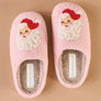 Fuzzy Slippers-Santa (Mixed 2 S/M + 2 M/L)