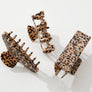 Wild Leopard Large | Assorted Large Claw Clips