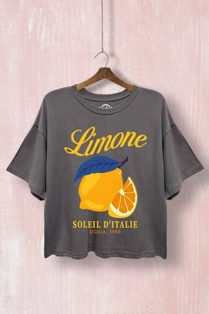LIMONE crop t-shirt