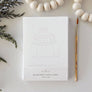 Warm + cozy paintable notecard