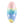 Pink Ombre Chewy Vuiton Bone Squeaker Dog Toy: Small / Mini
