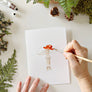 Mushrooms paintable notecards