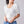 SHORT PUFF SLEEVE RIB TOP: OFF WHITE