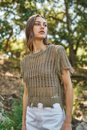 Crochet Cover Up Top