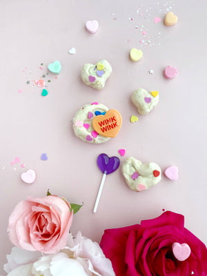 Valentine Candy Hearts Mini Dough to Go