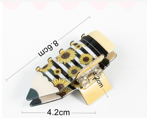 Fun School Pencil Hair Claw Clips