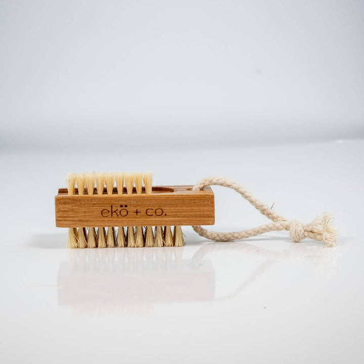 Wooden nail brush cleaner: Boar