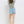 HIGH RISE RAW DISTRESSED HEM SHORTS T6361: CYNICAL BLUE / XS