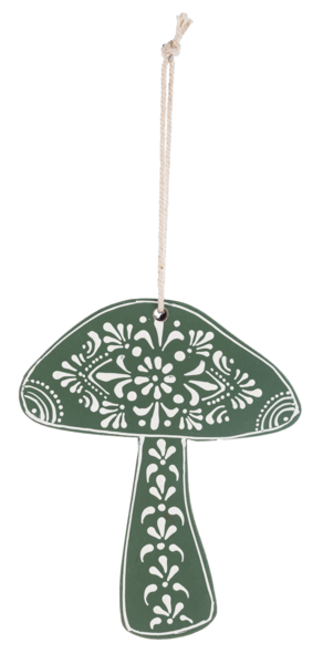 Hand-painted Mushroom Ornament