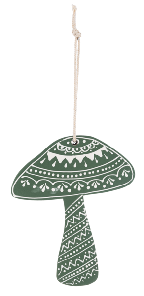 Hand-painted Mushroom Ornament