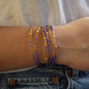 Sprinkles Bangle-Periwinkle