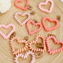 Heart Hair Coils | Thank You Gifts Telephone Cord Hair Ties