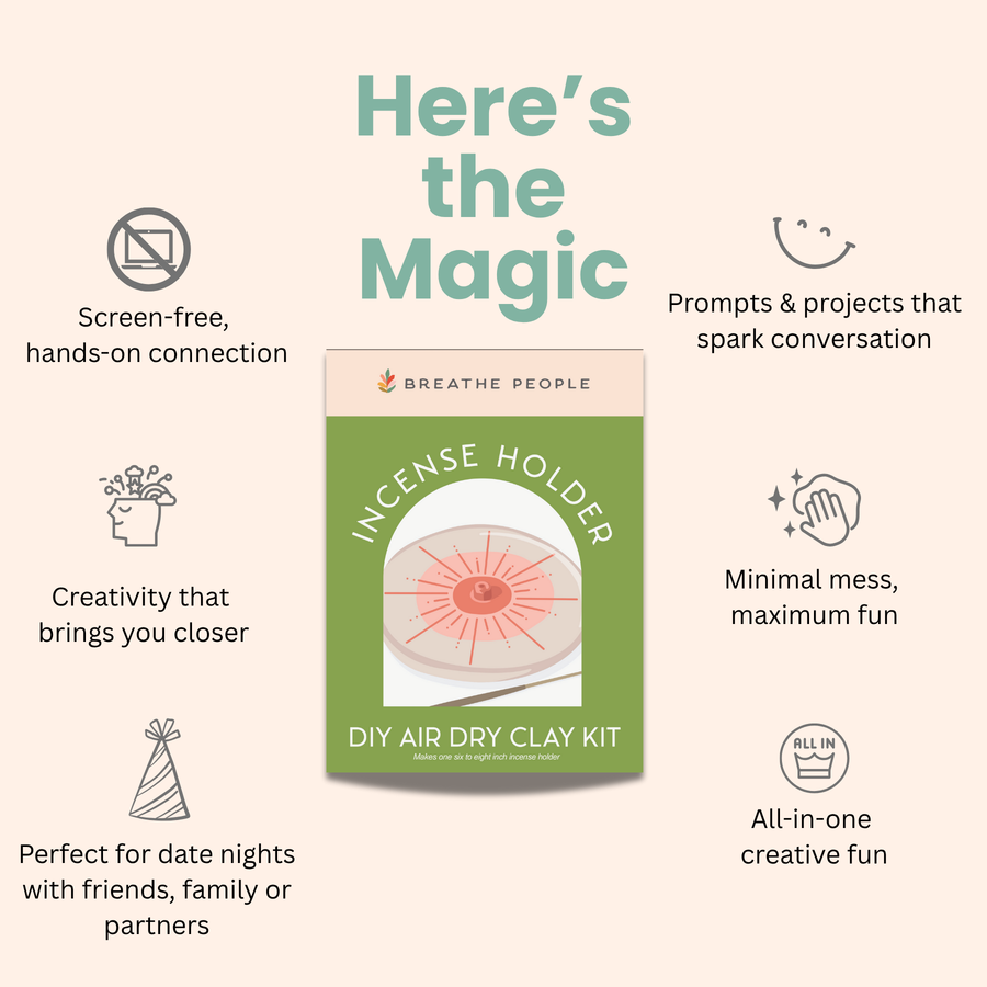 Halloween Ghost Luminary Air Dry Clay Kit- Fall 2025