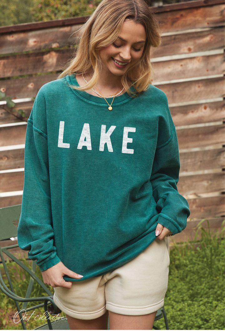 LAKE Thermal Vintage Pullover: S