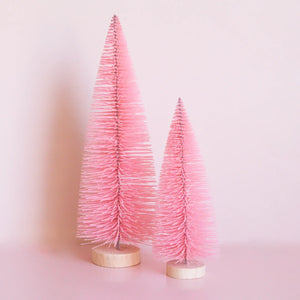 Bottle Brush Tree | Warm Pink | Sparkle Christmas Tree