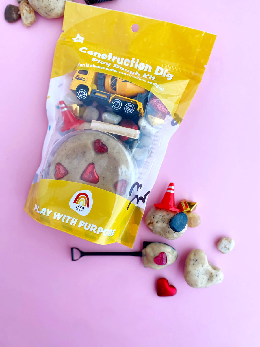 Valentines "I Dig You" Construction KidDough Play Kit