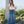 HIGH RISE DOUBLE CUFFED BAGGY WIDE JEANS V3589