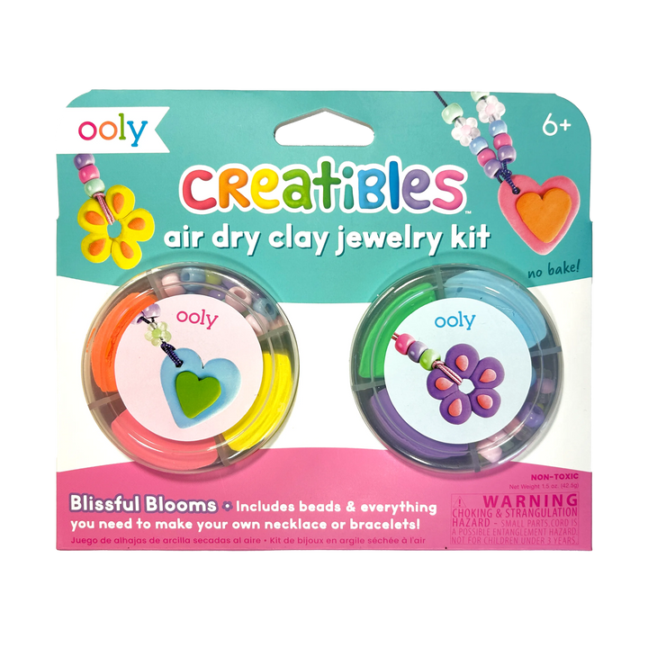 Creatibles Air Dry Clay Jewelry Kit - Blissful Bloom