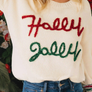Tinsel Holly Jolly Graphic Classic Sweater