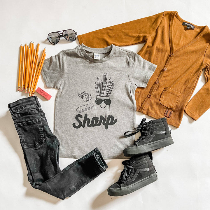 Sharp Pencil Gray Tee