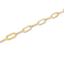 Gold Chain Bracelet-Paper Clip, Gilded Collection 