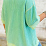 66Sweetheart Hot Pink Lucky Distressed Knit Top (S-XL)