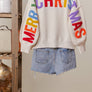 Cute Christmas Sweater with Lettering