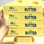 Squeez Giant Butter Shape Fidget Toy Squishy Toy