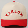 MOTHER Upside Down Lettering Embroidery Cap
