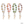 Macrame Daisy Flower Wristlet Keychain: Assorted
