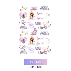 Taylor Swift Eras Tour Temporary Tattoos