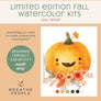 Limited Edition, All in One Watercolor Kit - Floral Pumpkin