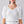 SHORT PUFF SLEEVE RIB TOP: OFF WHITE