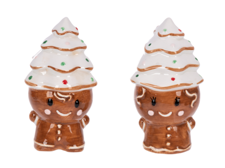 Gingerbread Couple Salt and Pepper Shakers