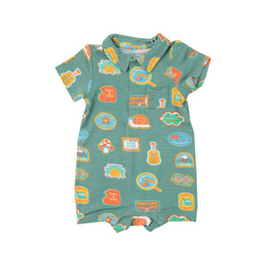 Camp Patches Polo Shortie 3-6M