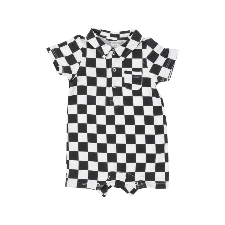 Checkerboard Polo Shortie 3-6M